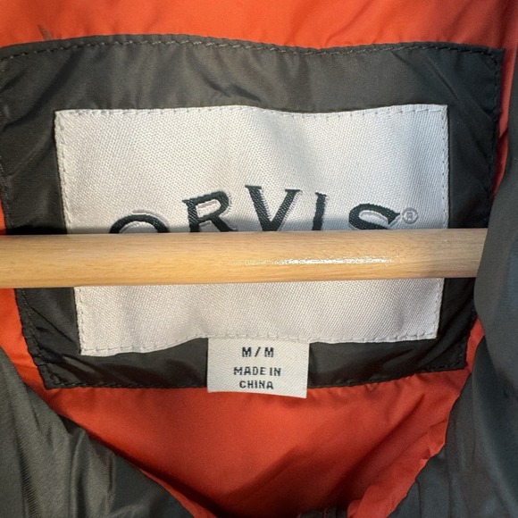 Orvis Essex Duck Down Puffer Vest Men's Medium Green Outdoor Winter Classic - Picture 2 of 13